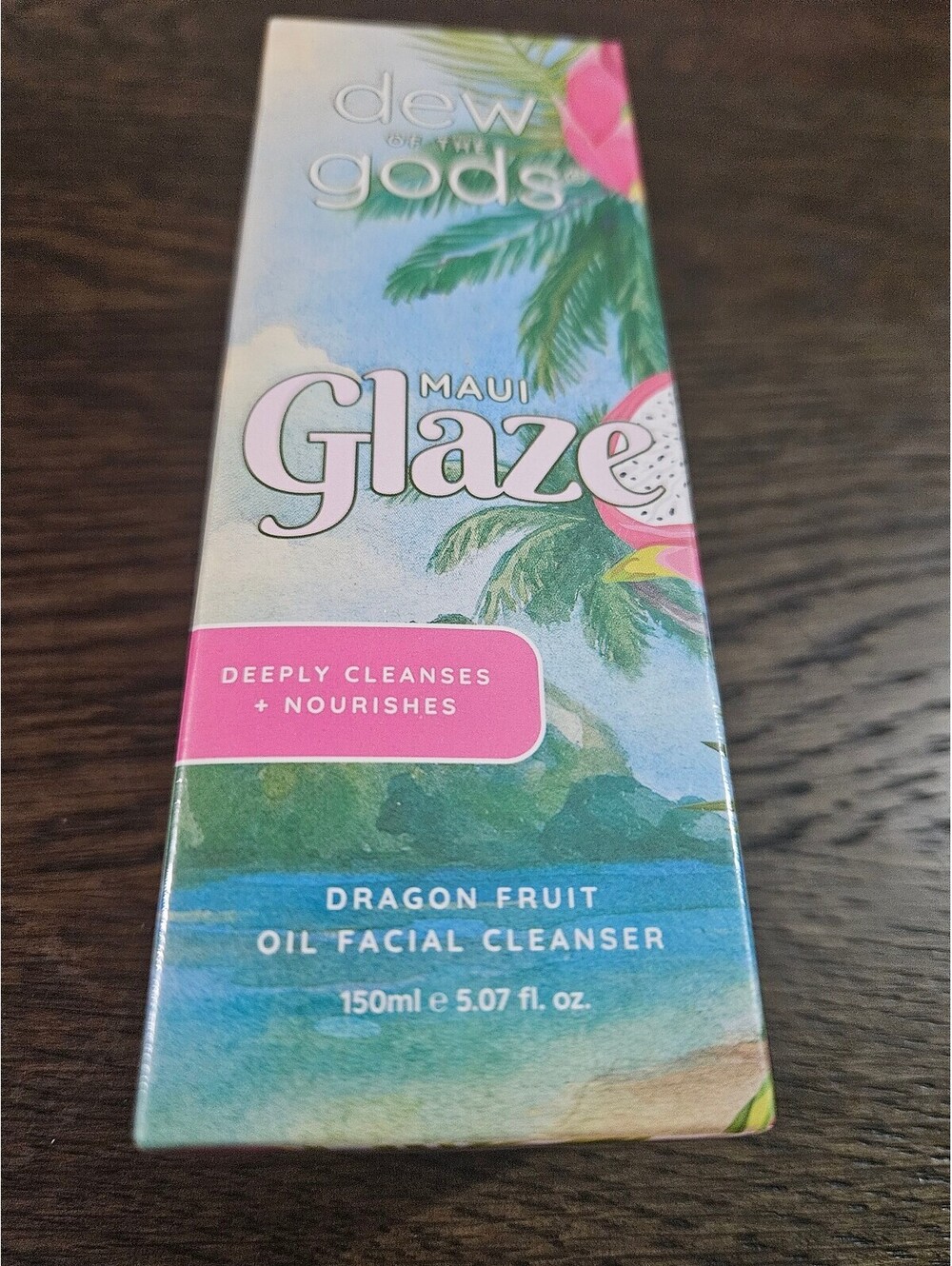 Dew of the Gods Maui Glaze Dragon Fruit Oil Facial Cleanser 150ml